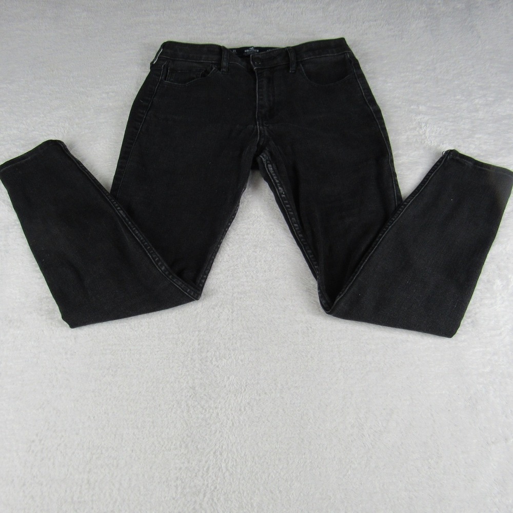 Hollister Jeans Women's 3S 26x26 Black High-Rise Super Skinny‎ Stretch
